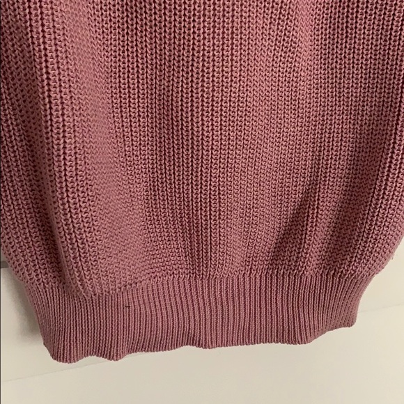 MASSIMO DUTTI - rose knit sweater - Picture 5 of 5